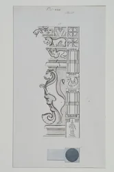 Colonne sculptée d
