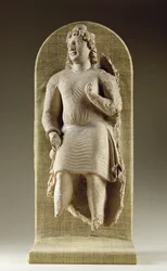 Jeune homme debout ou Maitreya, Gandhara