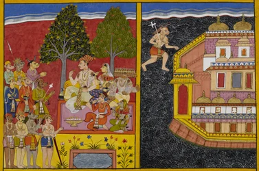 Sumāli exhorte Rāvaṇa à s
