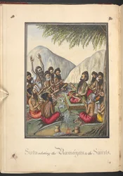 Suta relatant le "Ramayana" aux sages