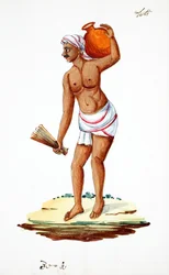 Balayeur portant de l