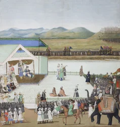 Le sultan turc Bayazid capturé devant Timur