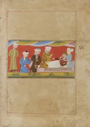 Alexandre malade dicte son testament, c.1475