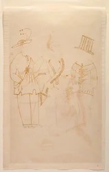 Le greffier Nabin tue sa femme Elokeshi avec un épluche-légumes, vers 1880