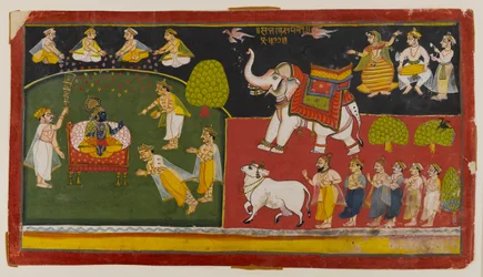 Scène non identifiée, Aurangabad, c.1725