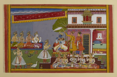 Viṣṇu refuse de combattre Rāvaṇa en raison de son don, mais encourage les dieux à le combattre.