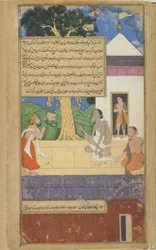 Dasaratha demande à Durvasas le destin de ses descendants