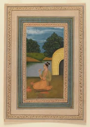 Yogini dans un paysage, c.1760