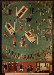 Le Martyre des Bienheureux Mi, Duong et Truat à Tongking, Chine, en 1838