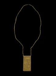 Pendentif à bétel sur chaîne, peuple Ngada