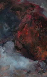 Magma Stories, 2024 (huile sur toile)
