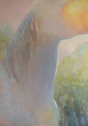 Printemps pour Kamila, 2024 (huile sur toile)