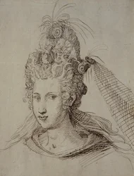 Coiffure, probablement pour Anne de Danemark