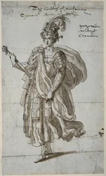 Reine Tomyris des Massagètes, vers 1609