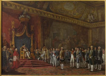 Députation du Sénat romain présentant son hommage à Napoléon Ier le 16 novembre 1809, 1810