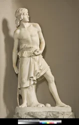 David avec la fronde, 1858