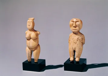Deux statuettes d