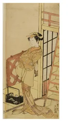 Acteur de Kabuki en personnage féminin (onnagata)