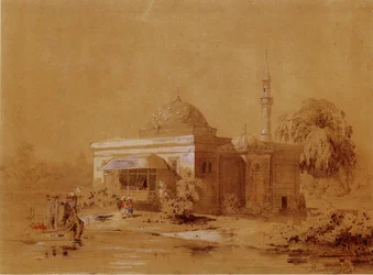 Projet du pavillon du bain turc dans le parc Catherine de Tsarskoïe Selo, vers 1850