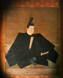 Portrait du Shogun Minamoto Yoritomo dans un temple bouddhiste, 2005 (photo)