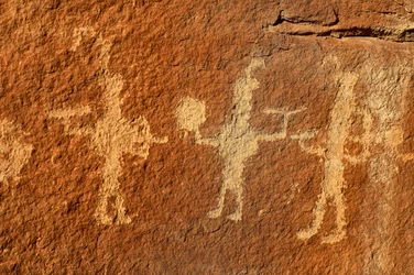 Dans le canyon de Nine Mile sur Warrior Ridge, diverses scènes de combat et de bataille Fremont, 2005 (photo)