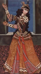Danseuse avec des castagnettes, début du 19e siècle