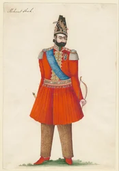 Mohammad Shah Qajar 1808-1848, roi de Perse, 1835