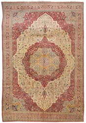 Tapis Haji Jalili Tabriz, vers 1890