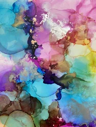 Abstrait fluide et dynamique