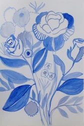 Blue Floral Bouquet