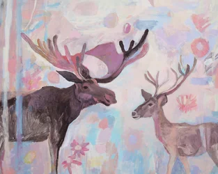 Élans et cerfs de rêve
