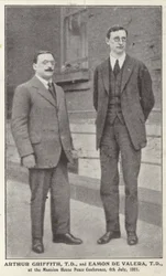 Arthur Griffith et Eamon de Valera