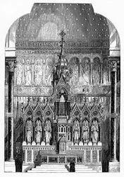 Haut Autel de Saint Alphonse de Liguori, Limerick, Irlande, illustration de 