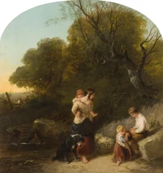 Paysage avec figures