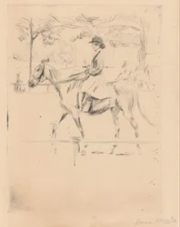 Femme à cheval