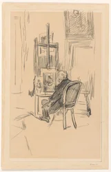 Jozef Israels dans son atelier
