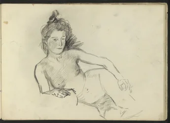 Femme nue allongée