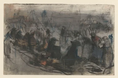 Rangée de personnes assises