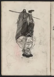 Homme debout en costume bavarois