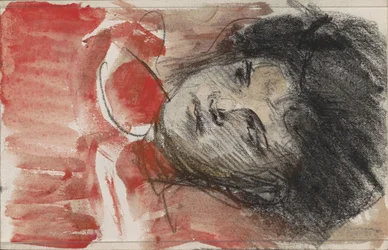 Tête de femme, regardant vers la gauche