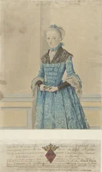 Portrait de Maria van IJsseldijk, debout en pied