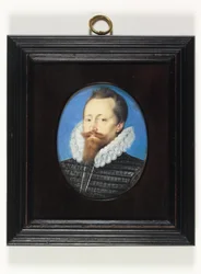 Un gentilhomme, peut-être Edward Cecil, vicomte de Wimbledon (aquarelle sur vélin)