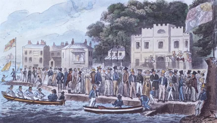La Promenade à Cowes, 1825