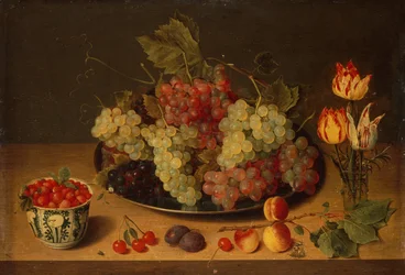 Nature morte avec fruits et fleurs