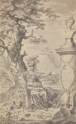 Magazine Town and Country - Frontispice pour 1769 (1er numéro donc pas de numéro de volume)