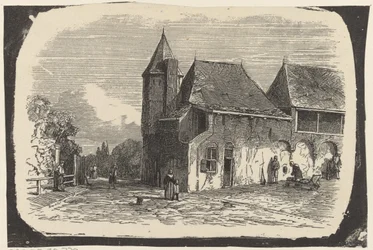 Vue sur la Koppelpoort à Amersfoort