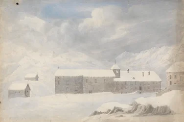 Couvent, Mont St. Bernard (Suisse)