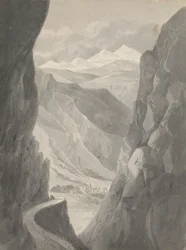 Passage du Gemmi / Descente vers Leukas Bad (Suisse)