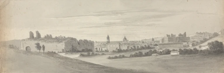 Rome depuis les thermes de Caracalla