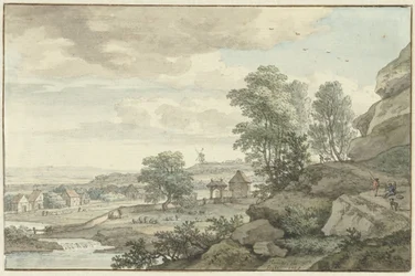 Vue dans les environs de Bentheim